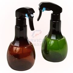 Chai xịt phun sương thân nâu vòi xịt cò súng 250ml 400ml