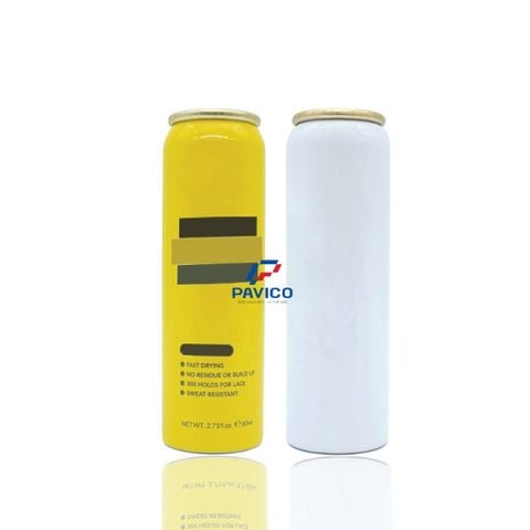 Vỏ chai nhôm nắp xịt nắp vặn thể tích 60ml 75ml 80ml 85ml