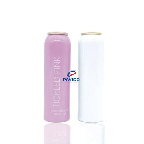 Mẫu chai nhôm có thể tích từ 150ml đến 200ml đường kính thân 40mm
