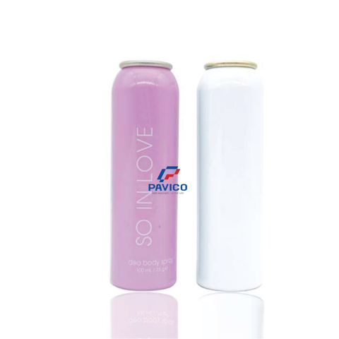 Mẫu chai nhôm có thể tích từ 150ml đến 200ml đường kính thân 40mm