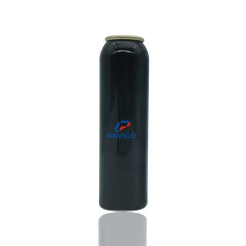 Mẫu chai nhôm có thể tích từ 150ml đến 200ml đường kính thân 40mm