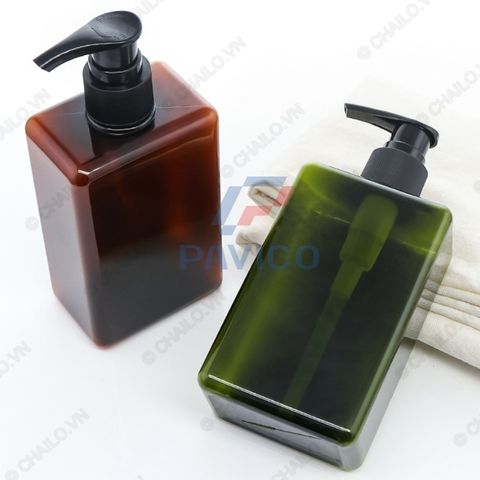 Chai đựng dầu gội sữa tắm cho nhà nghỉ khách sạn 100ml 150ml 280ml đầu bơm bọt