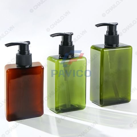 Chai đựng dầu gội sữa tắm cho nhà nghỉ khách sạn 100ml 150ml 280ml đầu bơm bọt