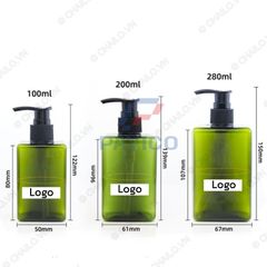 Chai đựng dầu gội sữa tắm cho nhà nghỉ khách sạn 100ml 150ml 280ml đầu bơm bọt