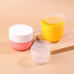 Hũ đựng kem thân vàng nắp trắng nắp vặn 150ml 250ml