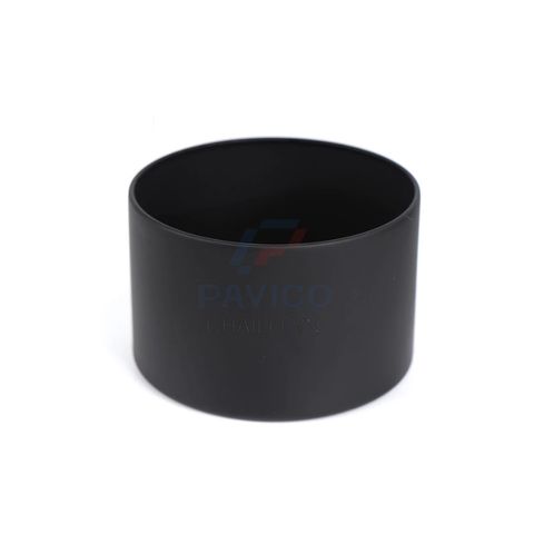 Hũ đựng nến thơm thân đen mờ nắp gỗ vân sáng 200g 300g