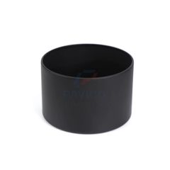 Hũ đựng nến thơm thân đen mờ nắp gỗ vân sáng 200g 300g