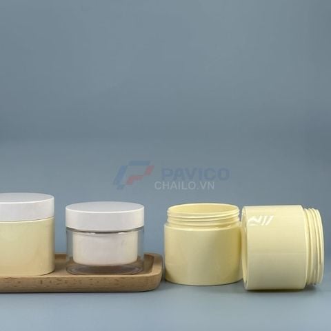 Hũ kem 100g 150g 50g mỹ phẩm kem trắng nắp vặn