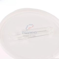 Hũ nhựa đựng toner pad thân trong suốt nắp vặn trắng 150ml 280ml