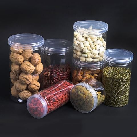 Hũ nhựa pet nắp nhựa trắng 750ml 900ml 1000ml