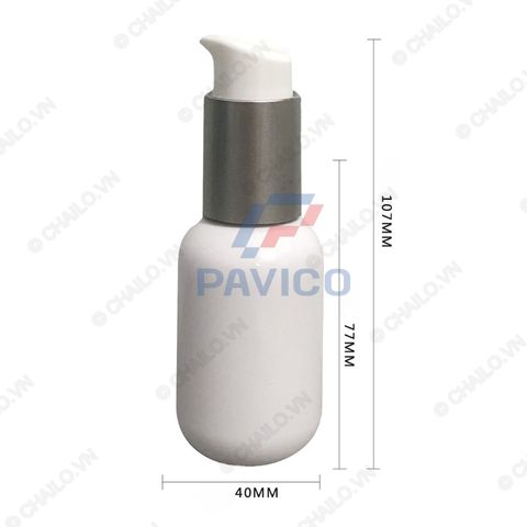 Lọ đựng serum kem sữa tắm kem trị mụn 80ml nắp bơm kem serum