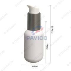 Lọ đựng serum kem sữa tắm kem trị mụn 80ml nắp bơm kem serum
