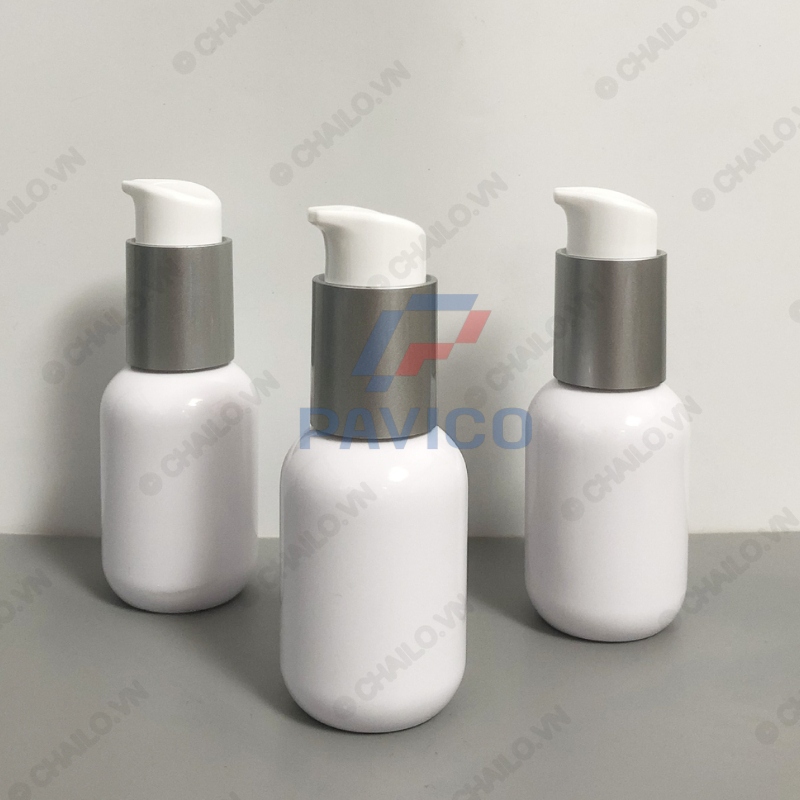 Lọ đựng serum kem sữa tắm kem trị mụn 80ml nắp bơm kem serum