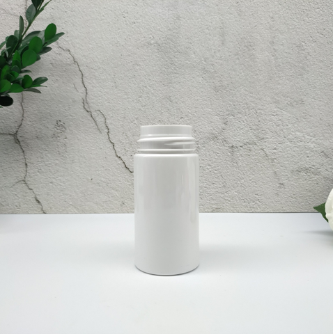 Chai PET tạo bọt 100ml trắng sữa dáng trụ