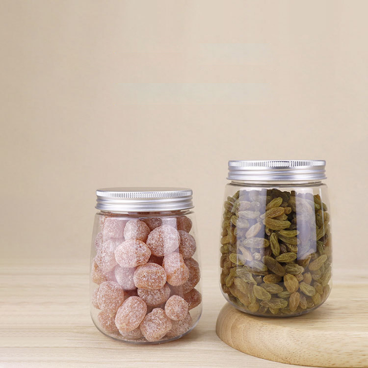 Hũ nhựa đựng đồ khô đáy tròn