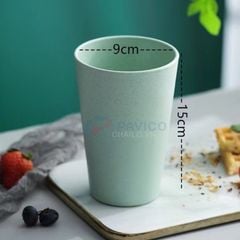 Set 5 cốc nhựa sinh học 300ml màu pastel