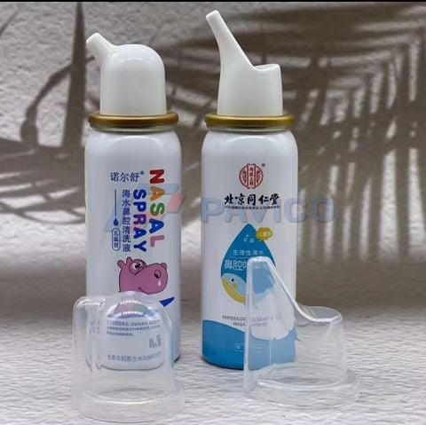 Vỏ chai nhôm nắp xịt mũi cho bé
