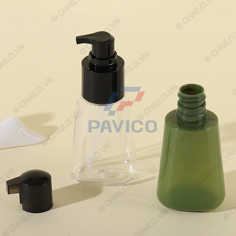 Vỏ lọ đựng serum kem dưỡng da sữa tắm 85ml nắp bơm kem