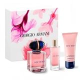  Giftset Giorgio Armani My Way Eau De Parfum 50ml + ống xịt 15ml + body lotion 50ml 