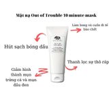  Mặt nạ da mụn Origins Out Of Trouble Mask 75ml 