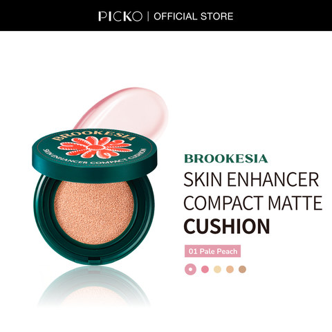 Phấn nước lì BROOKESIA SKIN ENHANCER COMPACT CUSHION MATTE SPF 40 PA ++ 12g