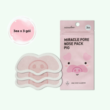 Miếng lột mụn mũi MIRACLAIR Pore Nose Pack 3EA