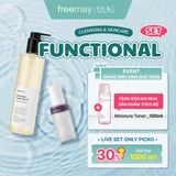 Freemay Bộ Sản Phẩm 2 Món Làm Sạch và Tinh Chất Thu Nhỏ Lỗ Chân Lông (Dầu tẩy trang 330ml, Serum 50ml)