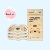 Miếng lột mụn mũi MIRACLAIR Pore Nose Pack 3EA