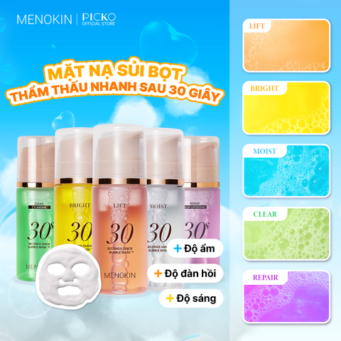 Mặt nạ không cần rửa lại Menokin 30 Seconds Quick Bubble Mask