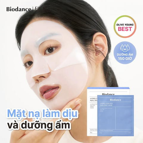 Mặt nạ thạch cấp ẩm BIODANCE HYDRO CERA-NOL REAL DEEP MASK hộp 4 miếng