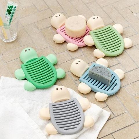 Khay đựng xà phòng Brunch Brother Turtle Silicone Soap Tray – Nhỏ gọn, đáng yêu, tiện lợi
