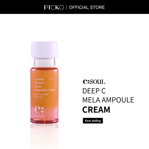 Kem dưỡng Vitamin C trắng sáng da C:soul Deep C Mela Ampoule Cream