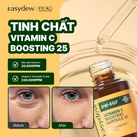 Tinh Chất VitaminC Easydew DW-EGF Vitamin C Boosting Ampoule 25 13g