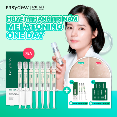 Huyết thanh làm sáng da, mờ nám EASYDEW DW-EGF MELATONING ONEDAY AMPOULE 1ml * 7 ống