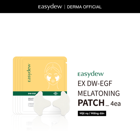 Miếng Dán Tinh Chất Làm Sáng Và Làm Mịn Nếp Nhăn Easydew DW-EGF MELATONING PATCHES - 5g*4ea