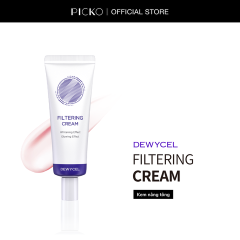 Kem nâng tông da, làm trắng, cải thiện nếp nhăn, chống nắng Dewycel Filtering Cream 40ml