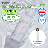 Nước hoa hồng thuần chay Freemay Heartleaf Calm Down Moisture Toner dưỡng ẩm làm dịu da 350ml