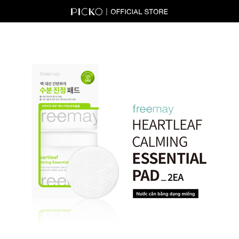 Combo 2 Hộp Toner Pad Freemay Heartleaf Calming Essential Pad - 70 Miếng * 2 Hộp