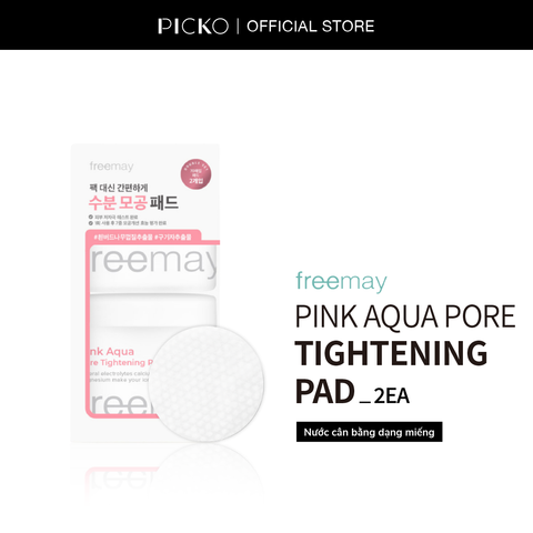 Combo 2 Hộp Toner pad Freemay Pink Aqua Pore Tightening Pad, 70 Miếng * 2 hộp