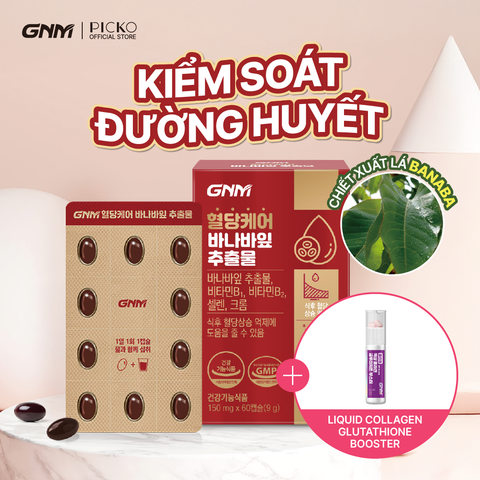 Hộp 60 viên Hỗ trợ kiểm soát đường huyết GNM Banaba Extract