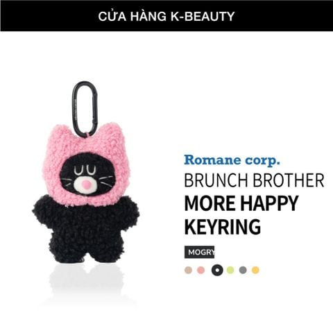 Móc khóa Brunch Brother More Happy Keyring – Móc khóa dễ thương mang phong cách vui tươi