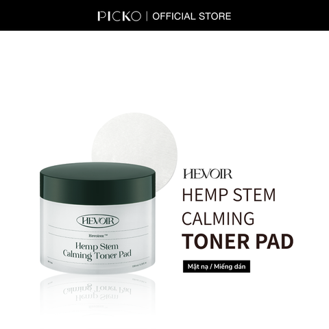 Toner dạng miếng Hevoir Hemp Stem Calming Toner Pad 90EA