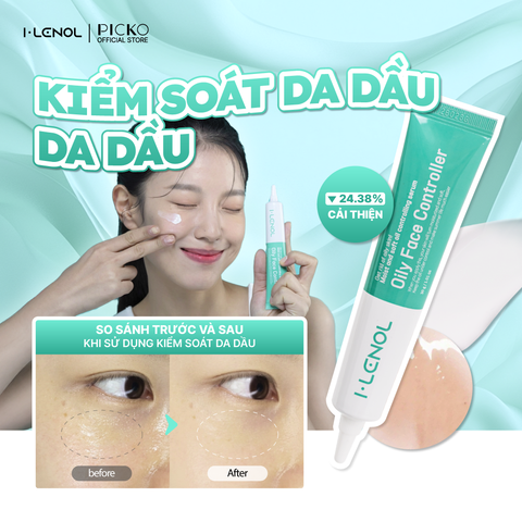 Kem dưỡng loại bỏ bã nhờn I-Lenol Oily Face Controller