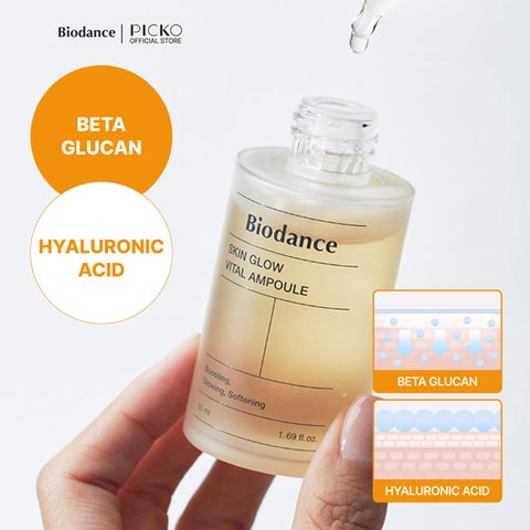 Tinh chất dưỡng sáng da Biodance Skin Glow Vital Ampoule 50 ml