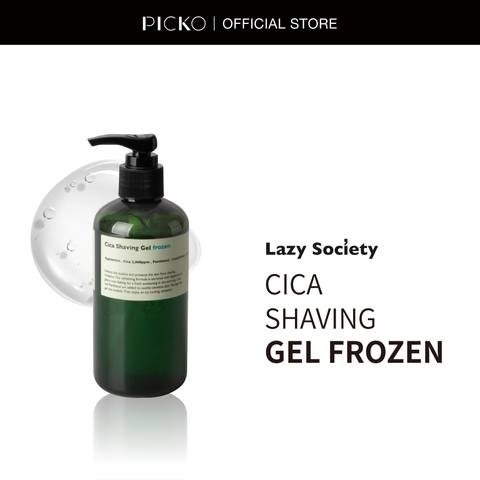 Gel cạo râu mát lạnh Lazy society Cica Shaving Gel Frozen 250ml