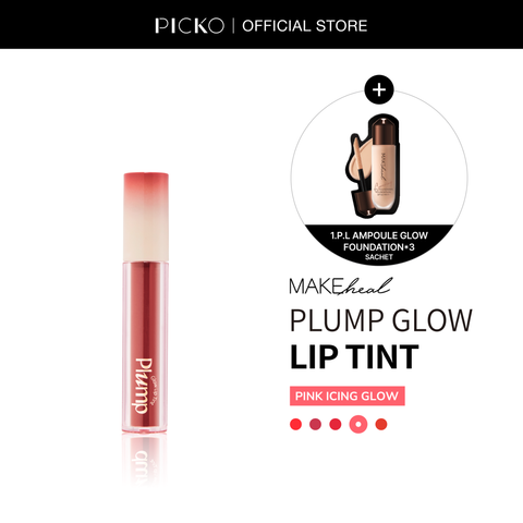 Son Tint bóng căng mọng, siêu lì MAKEHEAL Plump Glow Lip Tint 4G