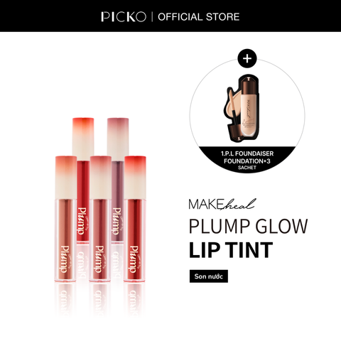 Son Tint bóng căng mọng, siêu lì MAKEHEAL Plump Glow Lip Tint 4G