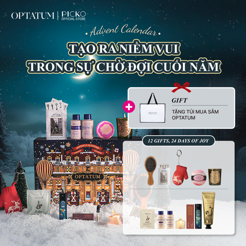 Optatum Set Quà Tặng Hương Thơm Phiên Bản Giáng Sinh Optatum Christmas Advent Calendar 12 Món
