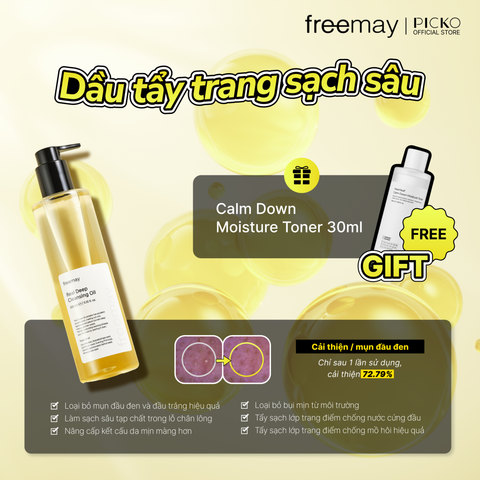 Dầu tẩy trang Freemay Real Deep Cleansing Oil 330ML