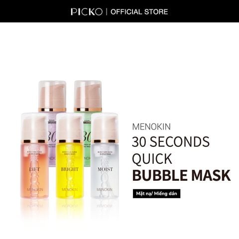 Mặt nạ không cần rửa lại Menokin 30 Seconds Quick Bubble Mask